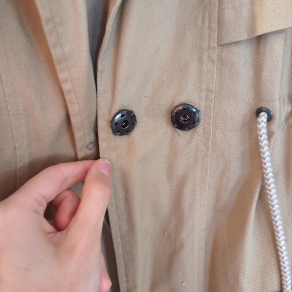 Noisy May Beige Trench Coat - Picture 5 of 8